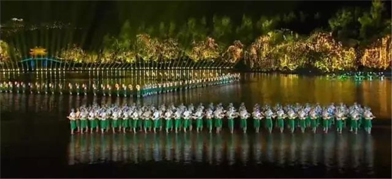 G20晚会水上舞蹈表演